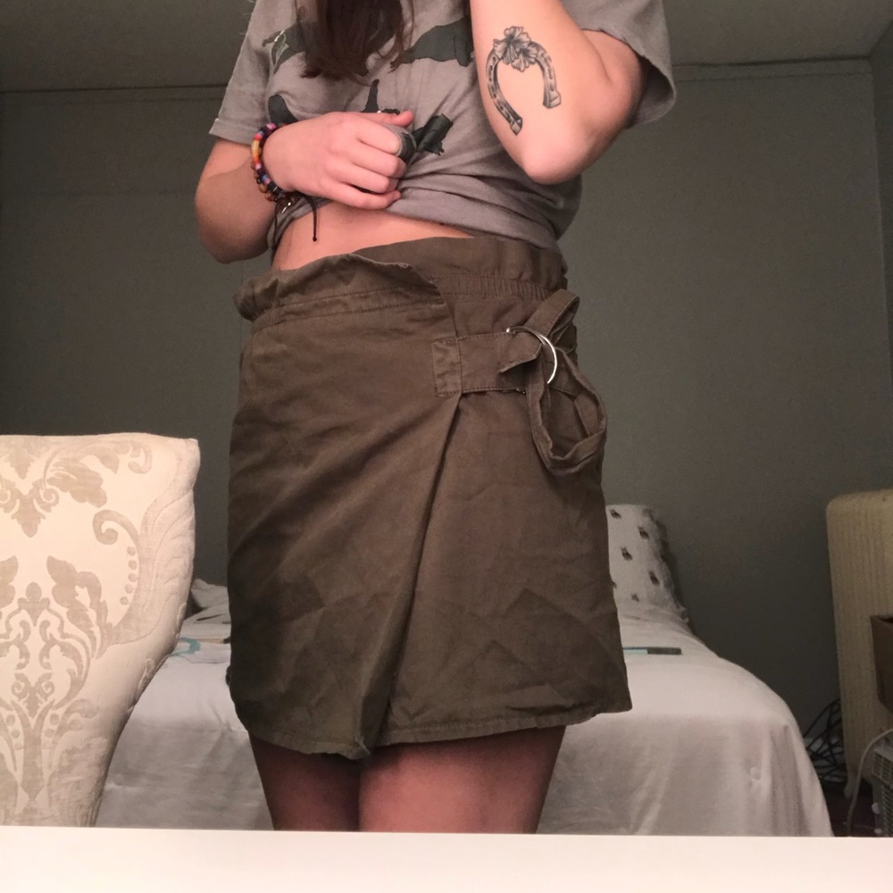 Green UO Skirt